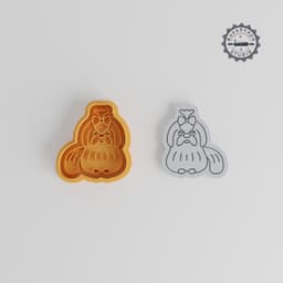 Shih Tzu Cookie Cutter & Stamp Set, Pet Canine Shape for Cookies & Fondant, Small/Medium/Large Sizes, 6-Piece Baking Collection PRODUCT_5350 3d model