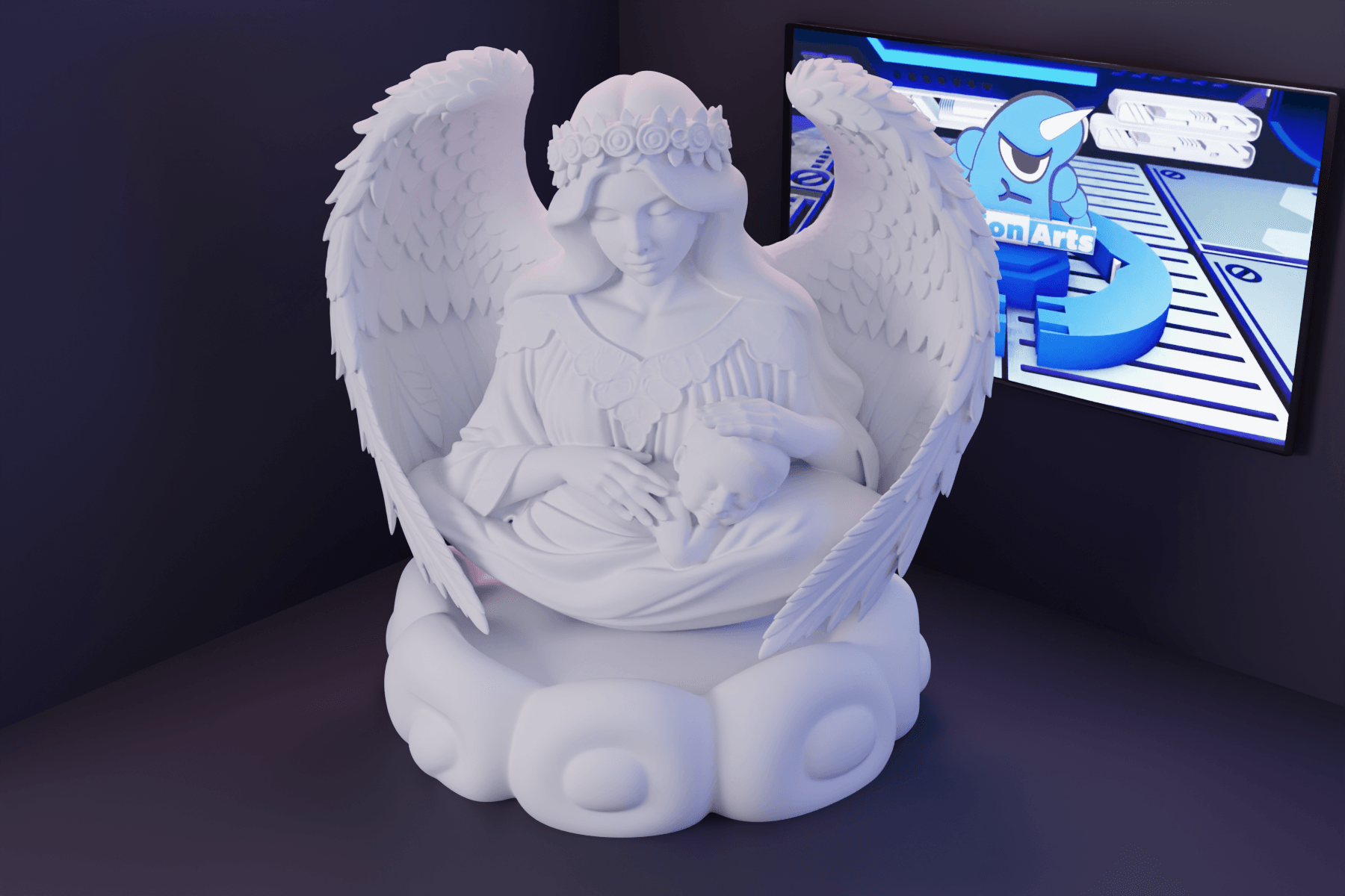 Anjo da Guarda.stl 3d model