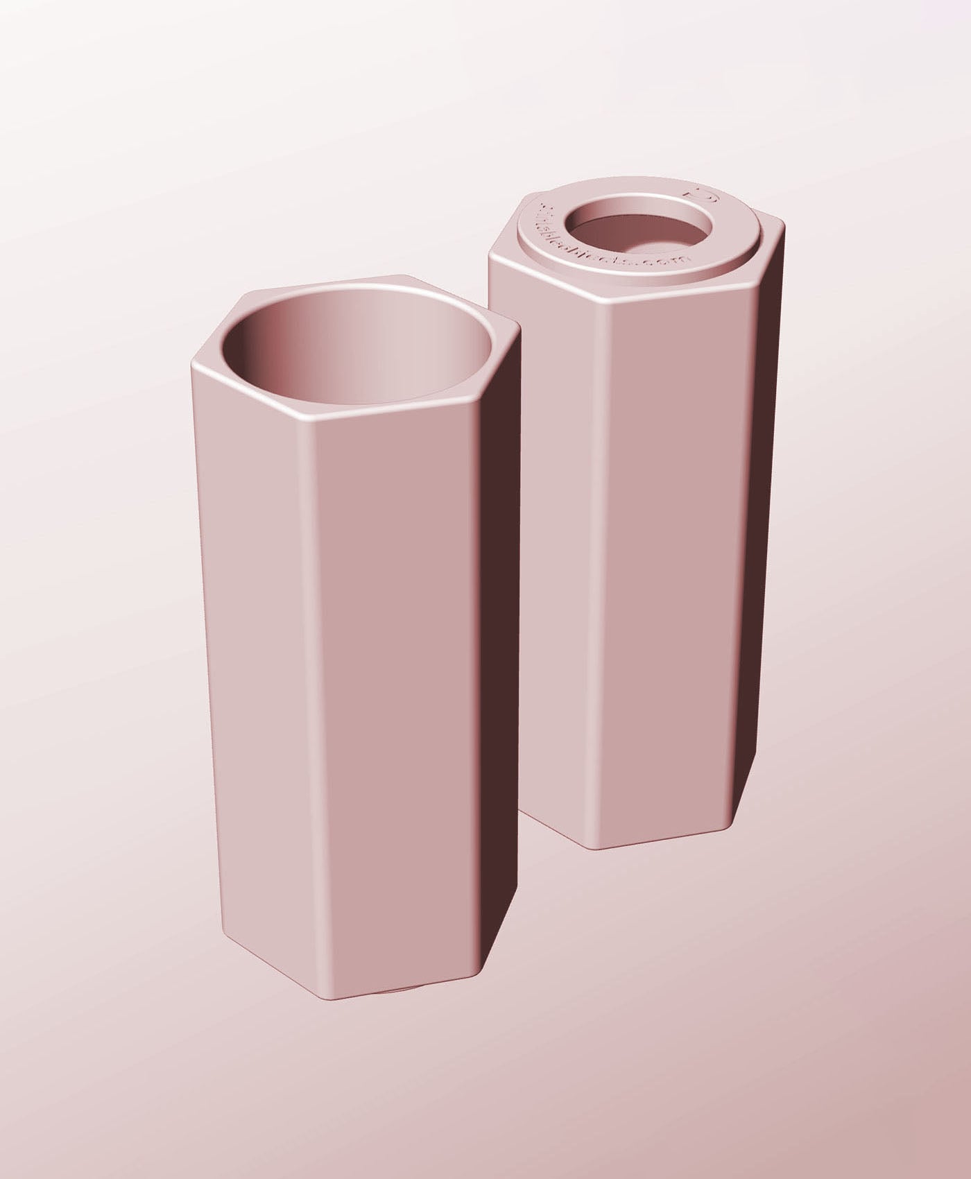 CH68-180-P Modular pierced component container modern decor 3d model