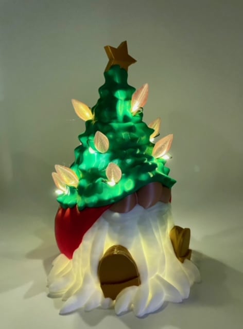 Christmas Tree Gnome Light 3d model
