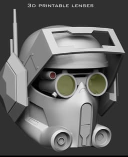 Tech helmet from Bad Batch 3d model
