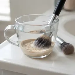 Makeup Brush Cleaner and Makeup Sponge Holder, Makeup Brush Cleaner Ring, Detachable Brush Cleaning 3d model