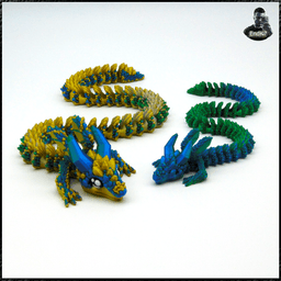 Crystal Crawler - Articulated - Print in Place - No supports - Fantasy 3d model