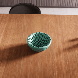 Voronoi Geometric Trinket Bowl 3d model