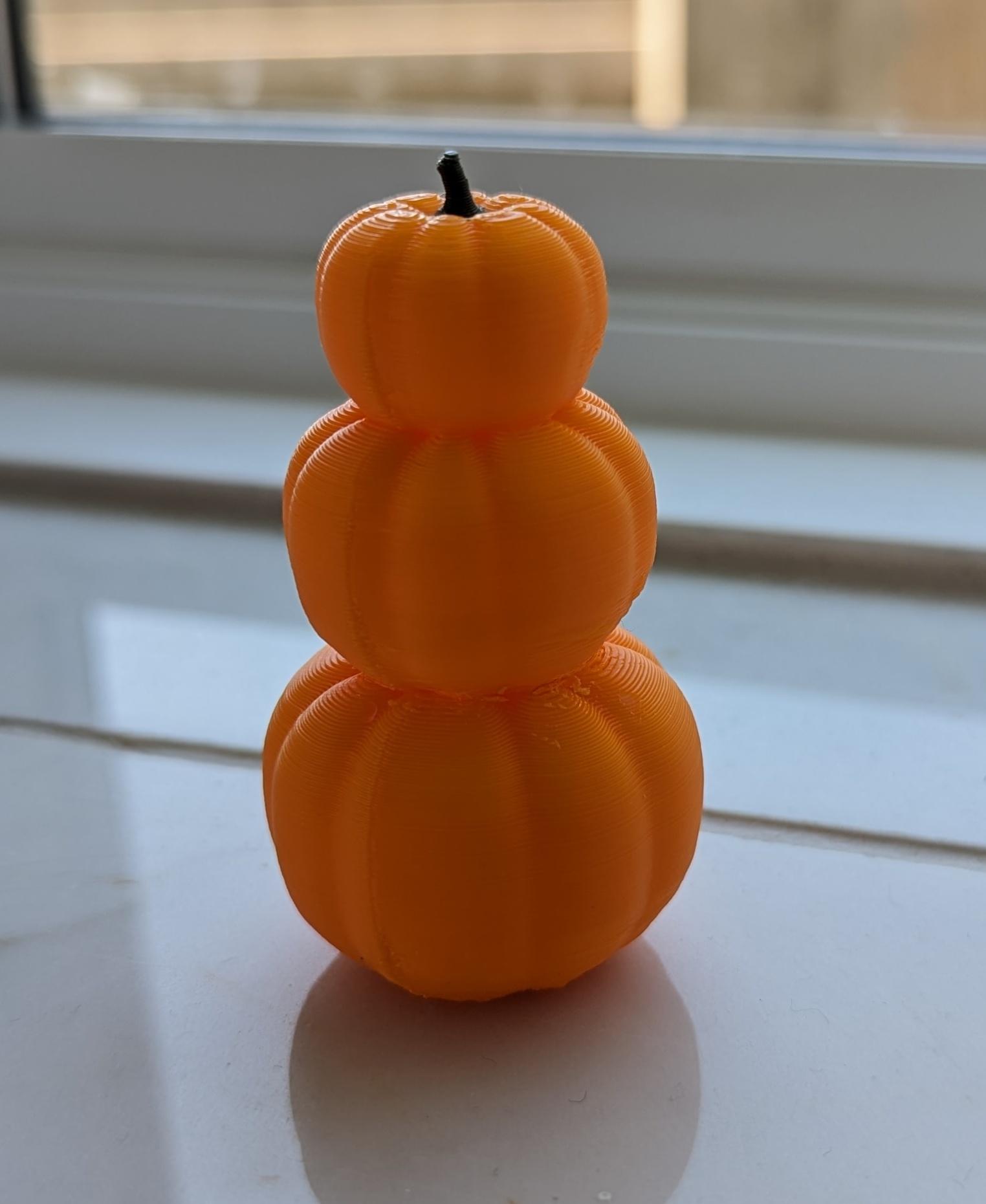 Stack of Pumpkins 3d model