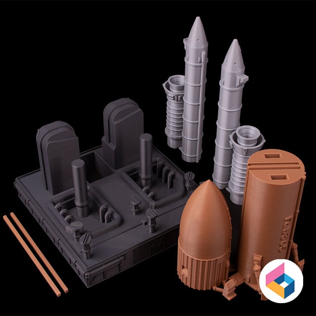 Space shuttle Rocket booster 3d model