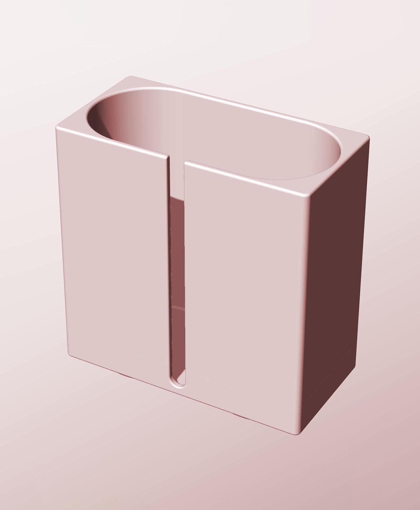 CX68-150-SB Slotted container modular stackable module bin box 3d model