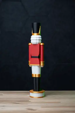 Nutcracker - Christmas Kit | No Supports, No AMS, No Glue 3d model