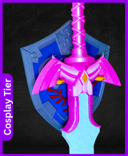 Legend Of Zelda Shield Mount For Sword | Wall Mount For Sword 3d model