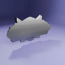 Fern Hair Clip 3d model
