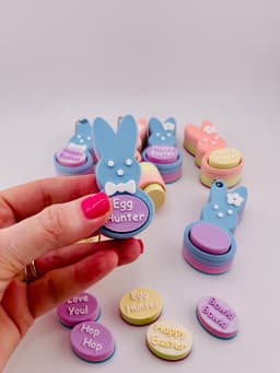 Candy Bunny Clicker Key Chain Bawk! Bawk! 3d model