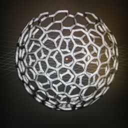 Sphere voronoi vase. 3d model