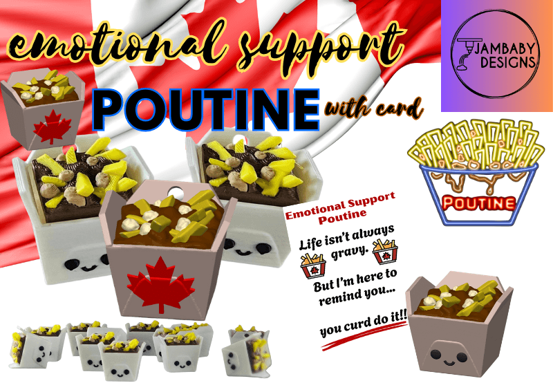 Emotional Support Poutine 3d model