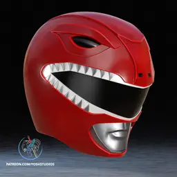OG Red Helmet 3D Printer File STL 3d model