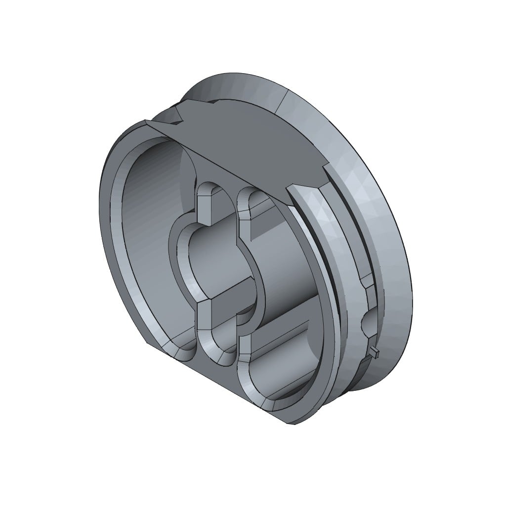 D-LOCK_CONNECTOR_L-SINGLE-CLEAN-PLUG 3d model