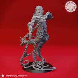 Chain Devil - Tabletop Miniature (Pre-Supported) 3d model