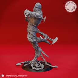 Chain Devil - Tabletop Miniature (Pre-Supported) 3d model