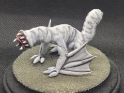 Cave Wyvern Miniature 3d model