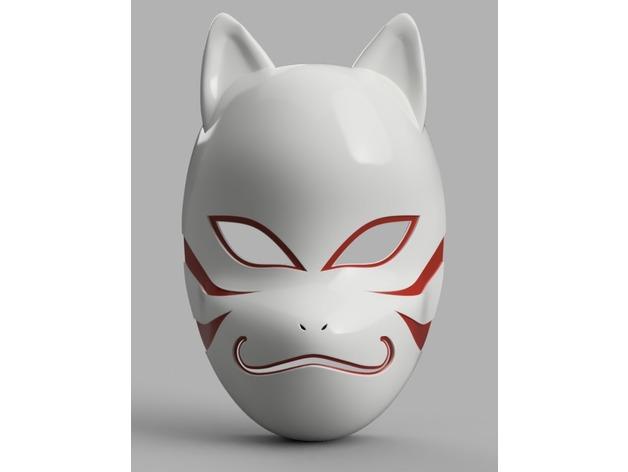 Kakashi Anbu Mask Naruto 3d model
