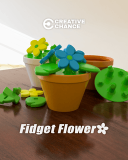 Fidget Flower - Never Bored Again 3d model