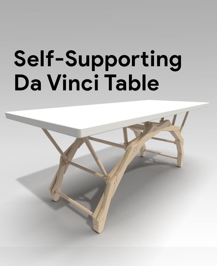 Da Vinci Table 3d model