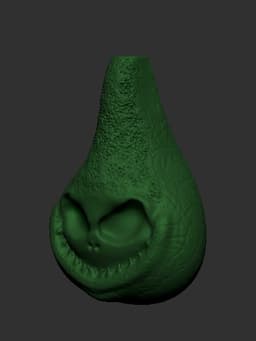 pumpkin sculpture 3d model