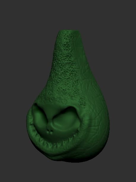 pumpkin sculpture 3d model