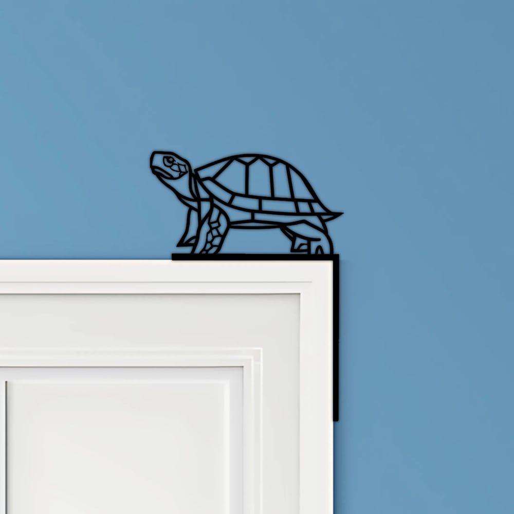Turtle Door Corner Decor 3d model