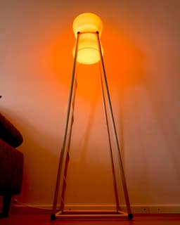 Kami - a floor lamp in boho/scandi style 3d model