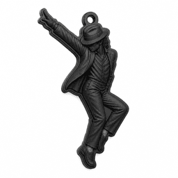 80s Pop Legend Keychain 3d model