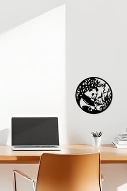 Panda Wall Art, Wall Decor, Home Decor 3d model