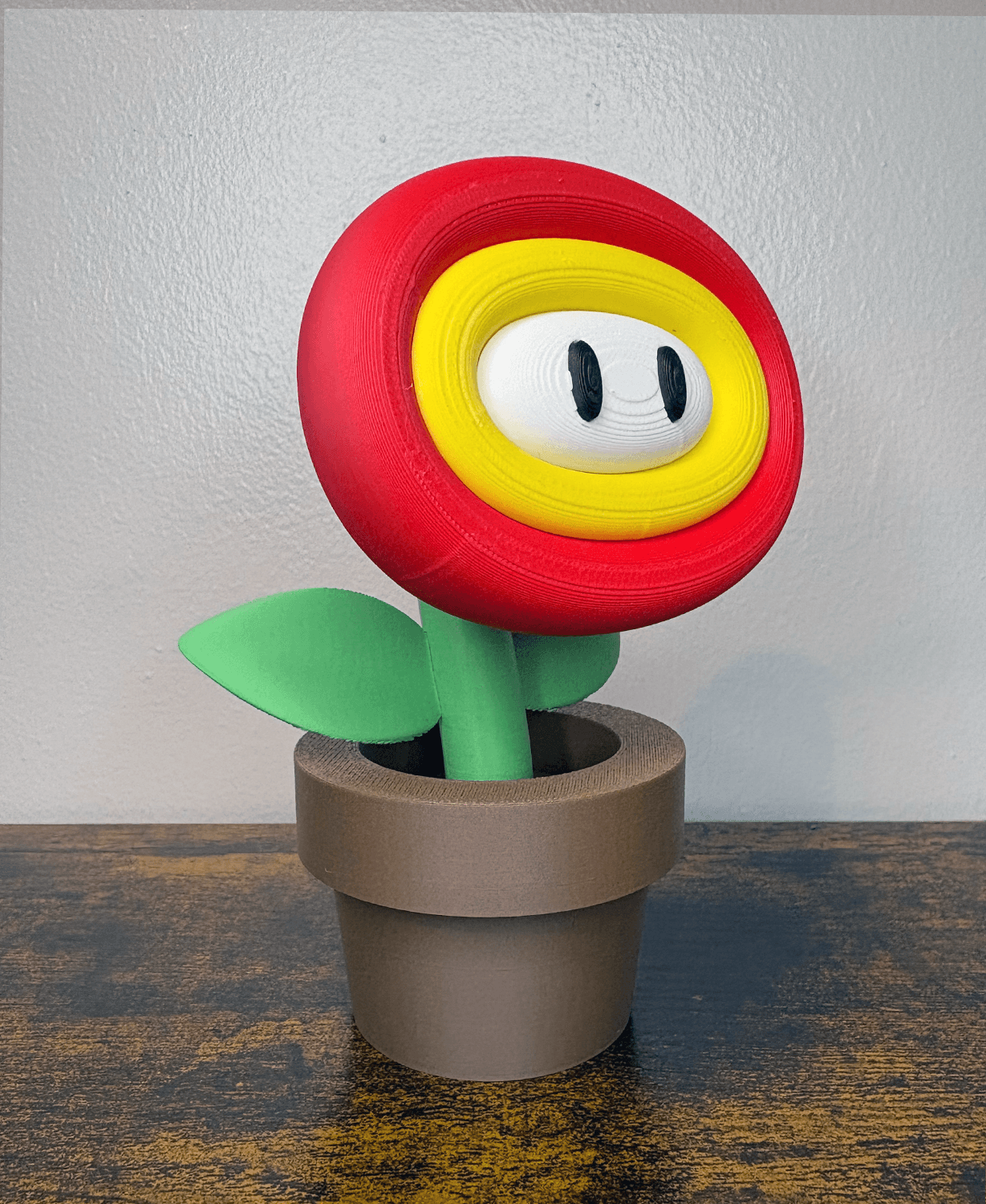 Fire Flower Potted Plant 3d model