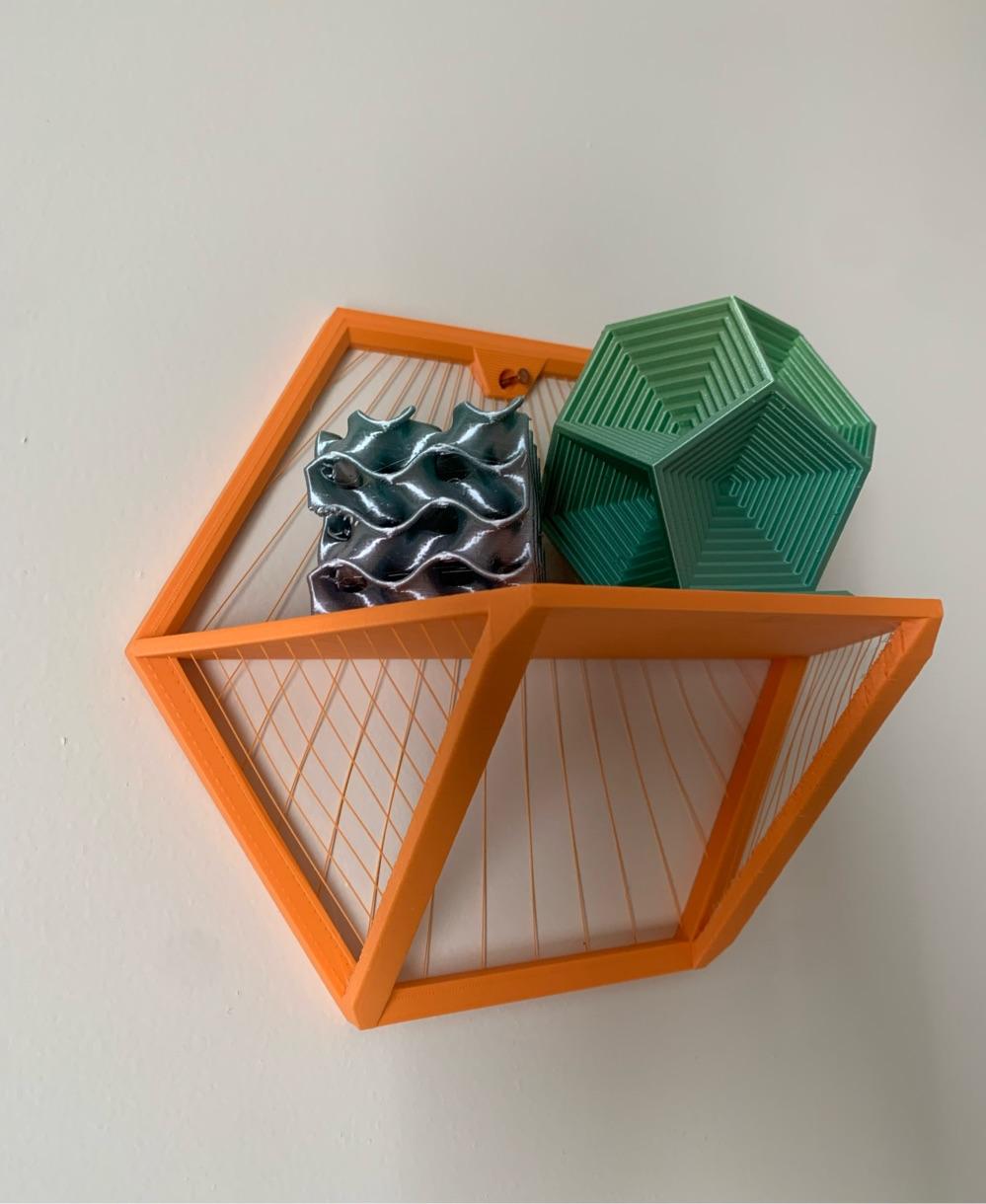 Decorative Display Shelf (string art) 3d model