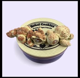 Rebel Cookie Friends - Peanut Butter Blossom Dragon and Sugar Cookie Turtle 3d model