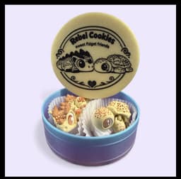 Rebel Cookie Friends - Peanut Butter Blossom Dragon and Sugar Cookie Turtle 3d model