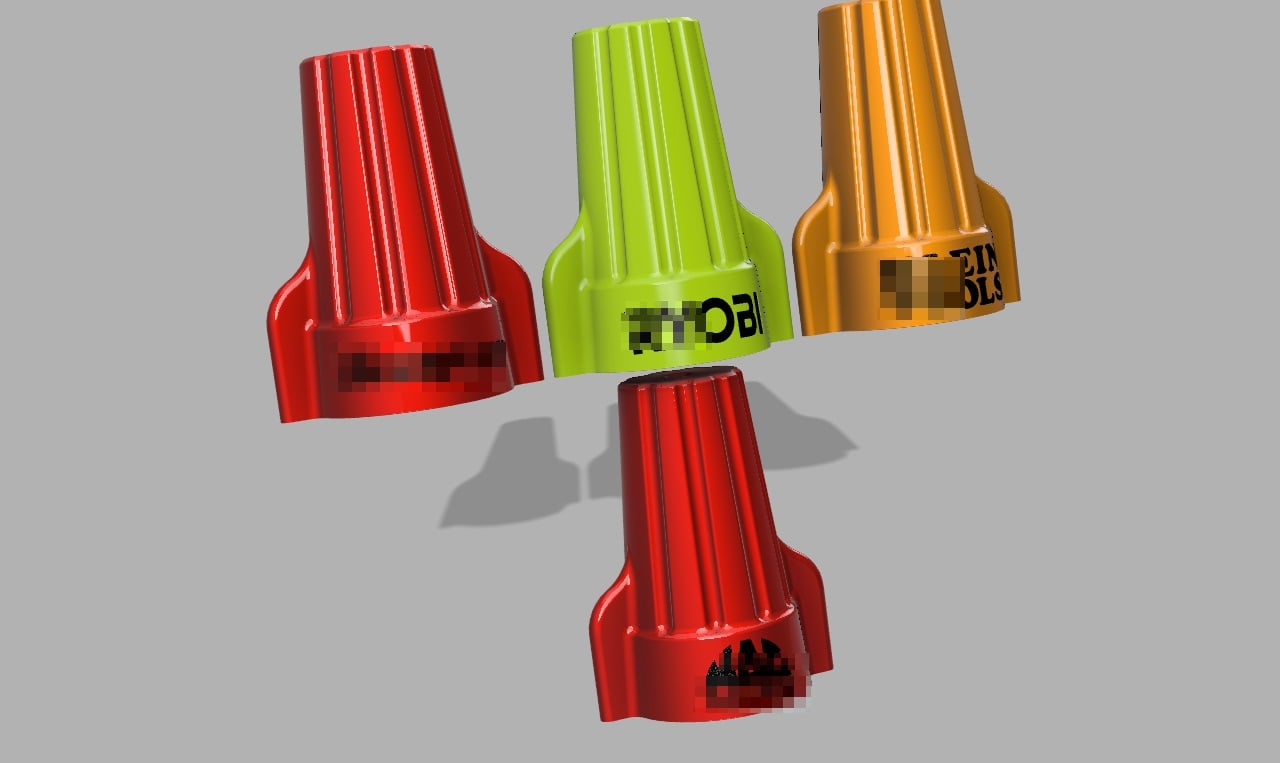 Collection, Logoed Wire Nut Container 3d model