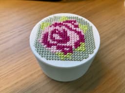 Cross Stitch Box 3d model