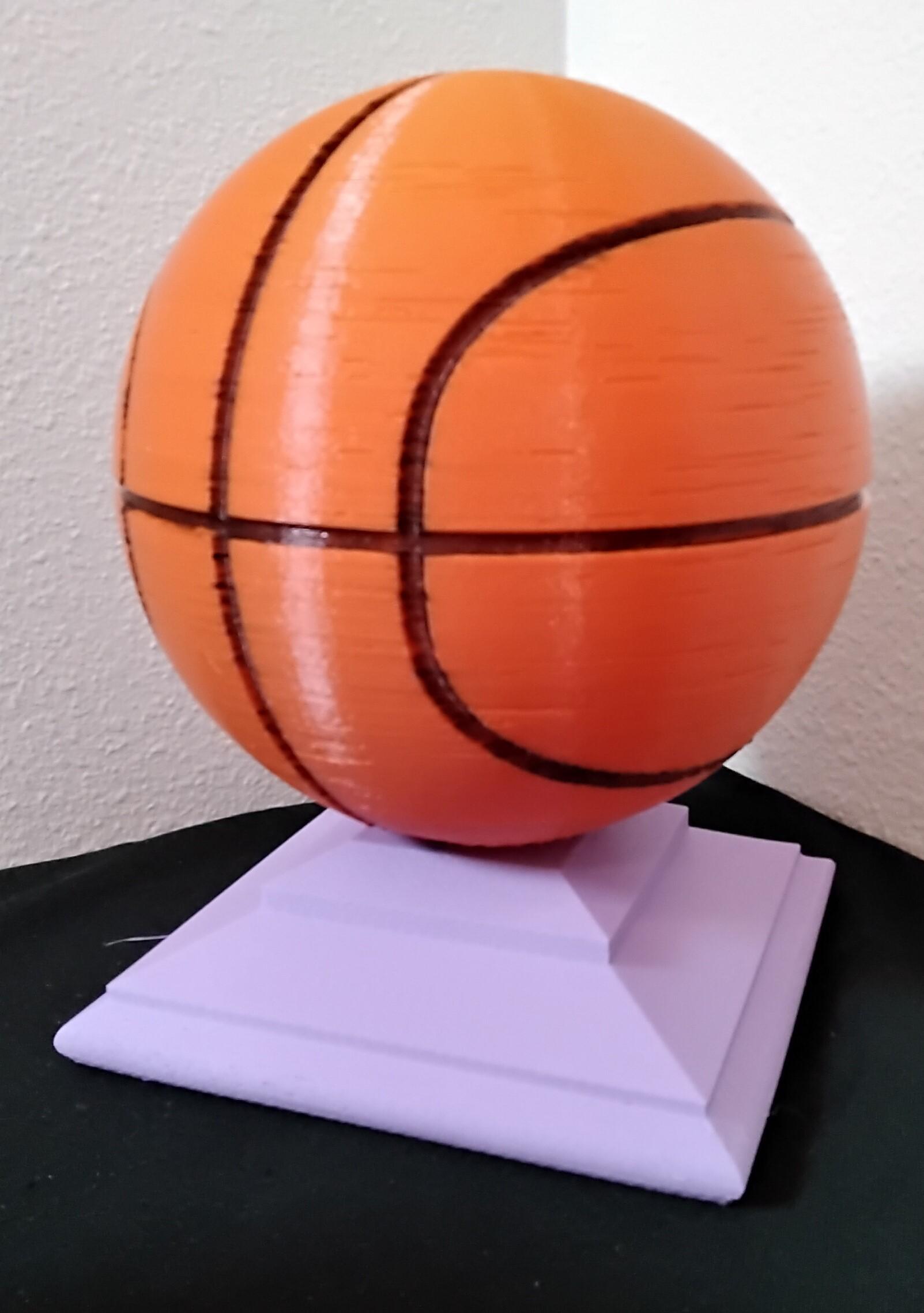 Screw Post Cap Basketball top 3d model