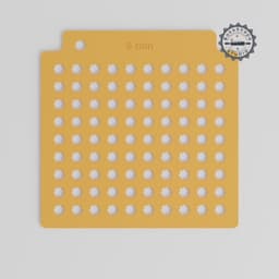 Meteor Sprinkle Stencil Set, 5 Sizes, Compatible with Sprinkles, Sugar & Cocoa, Celestial Space Decor for Baking PRODUCT_1354 3d model