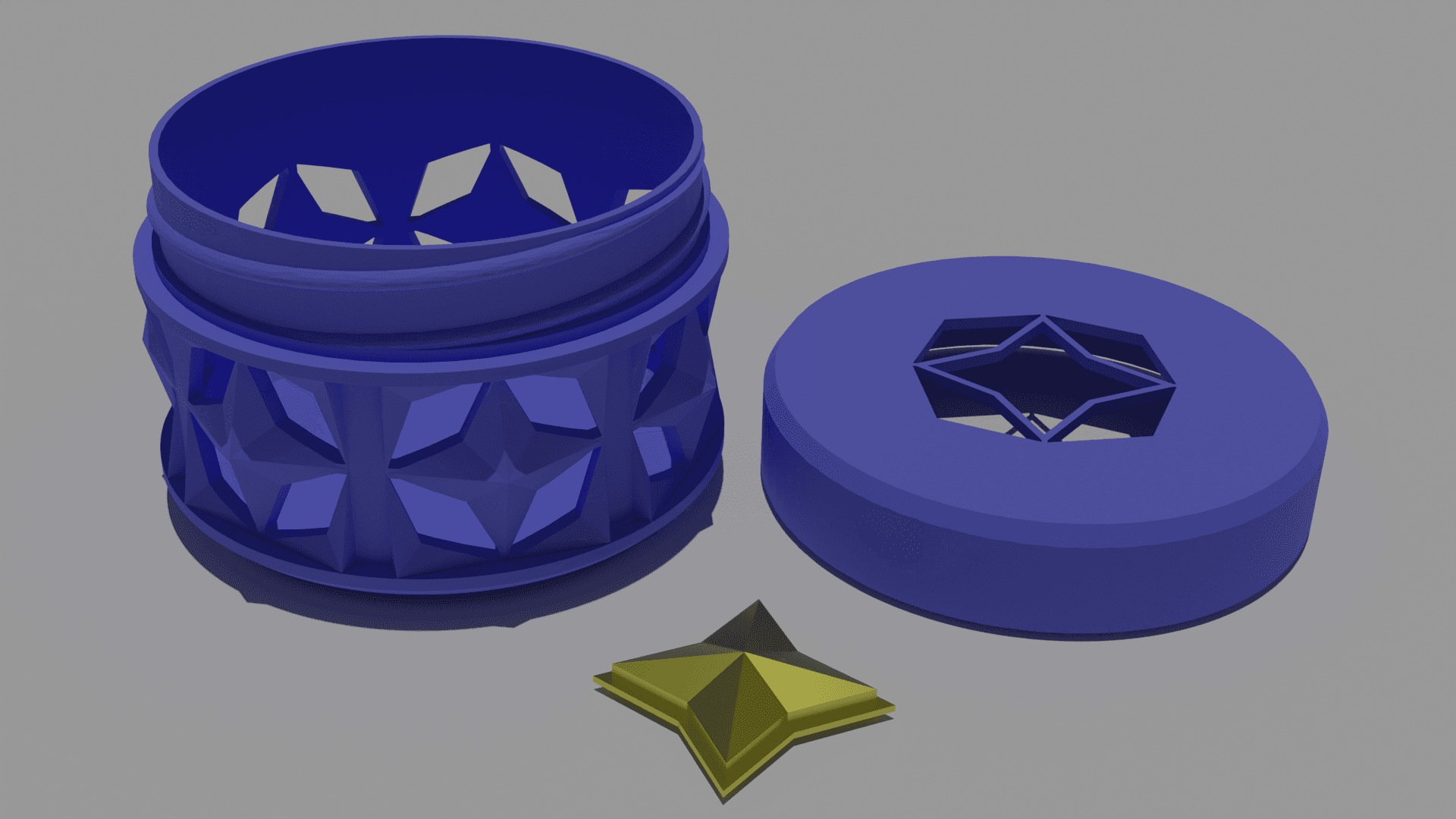 Remix of Scalable Round Screw-Top Box 3d model