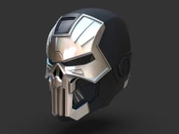 Iron Man Punisher Helmet 3d model
