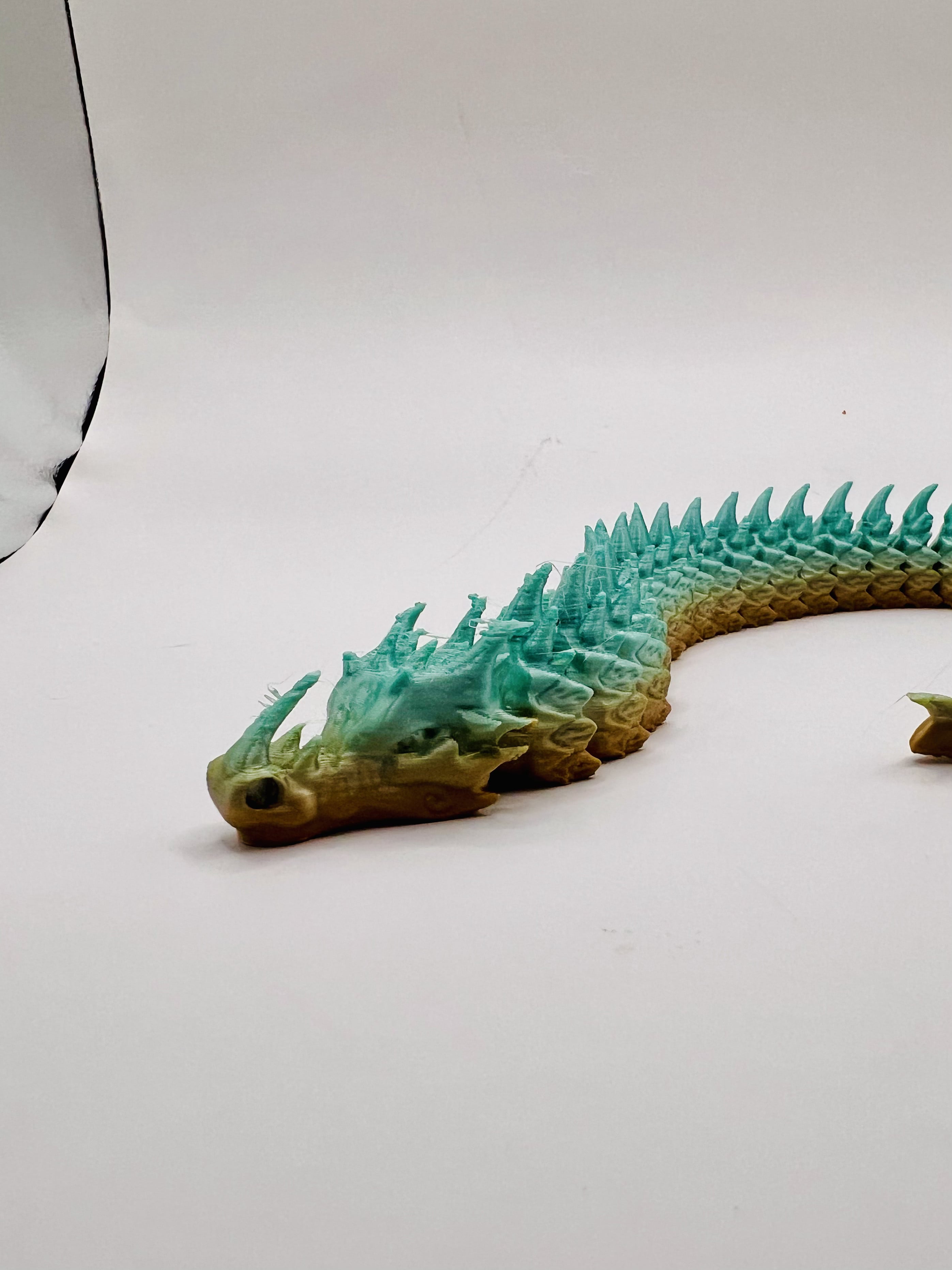Sharphorn Articulated Flexi Dragon Toy 3d model