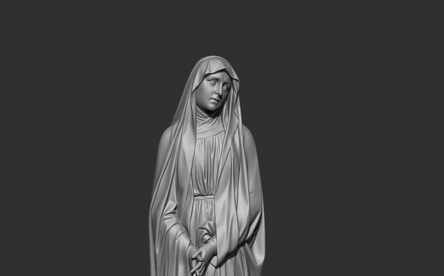 Our Lady Maria 3D Scanning STL Printable 3d model
