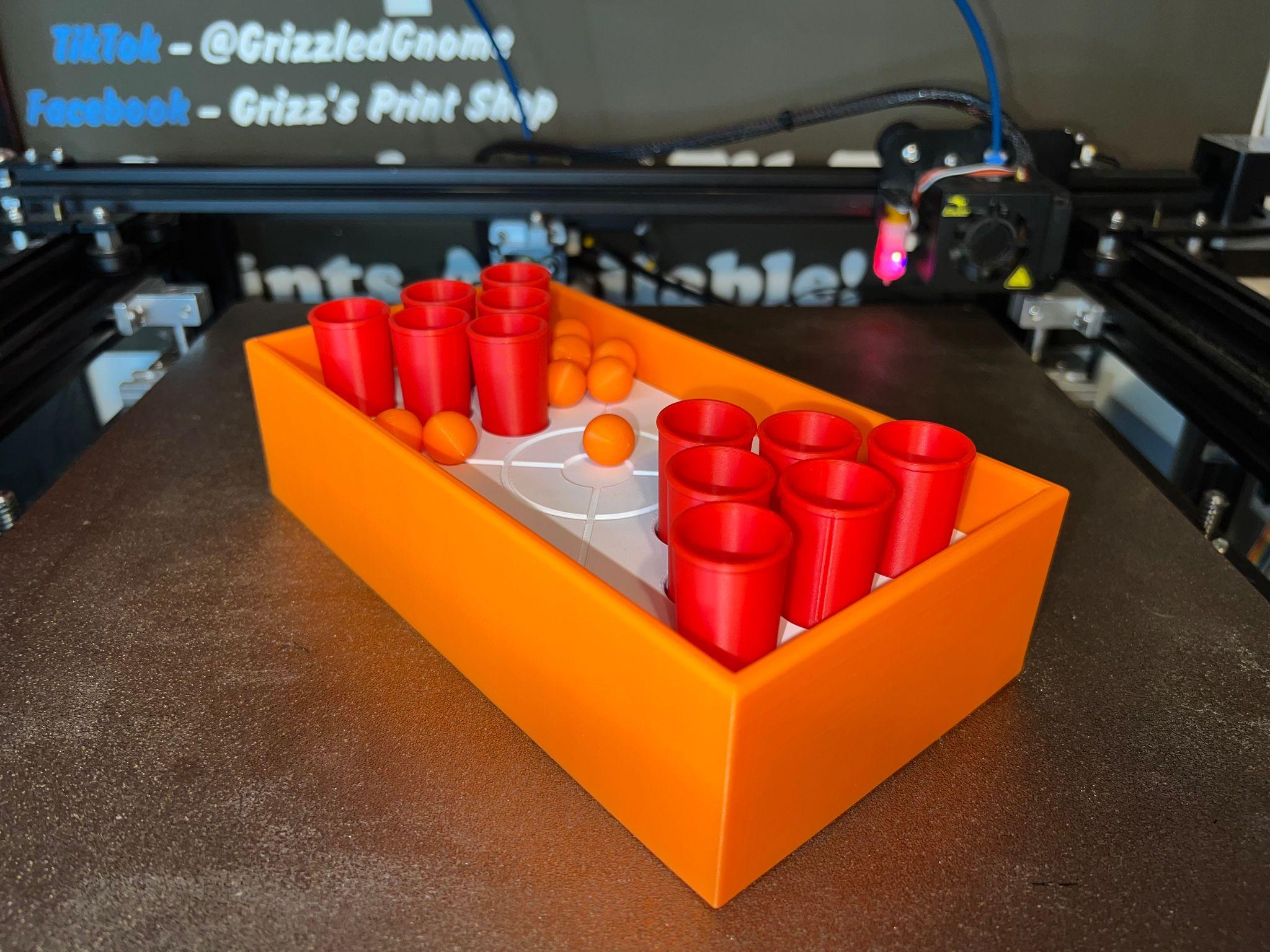 Print Pong tabletop pong game - Print in Place 3d model