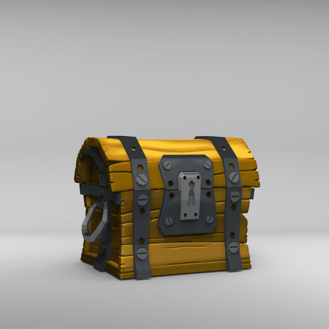 Fortnite Chest 3d model