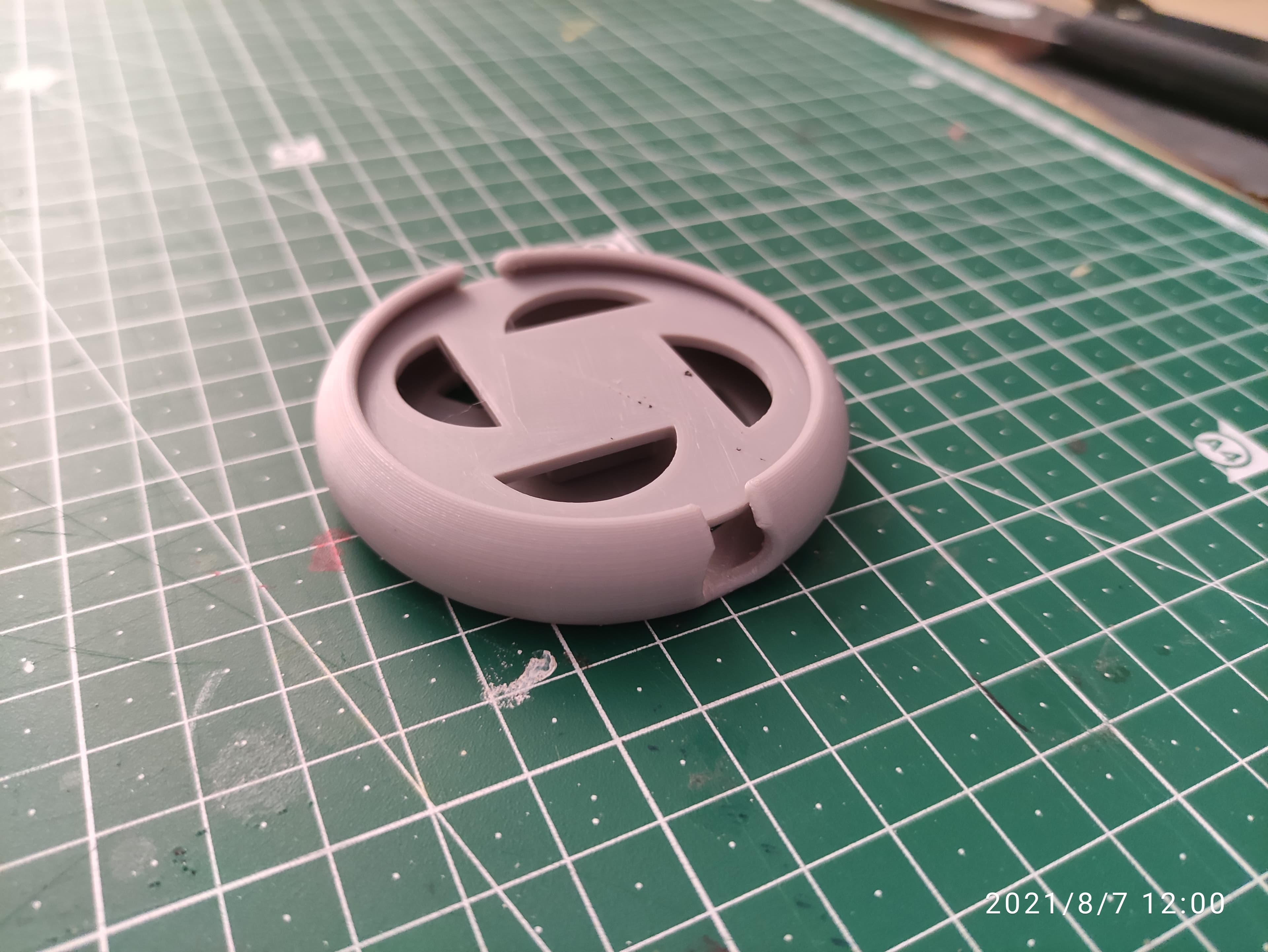 Small Cable Reel 60mmx15mm - 2 pieces - PETG Print, Locked In - 3d model