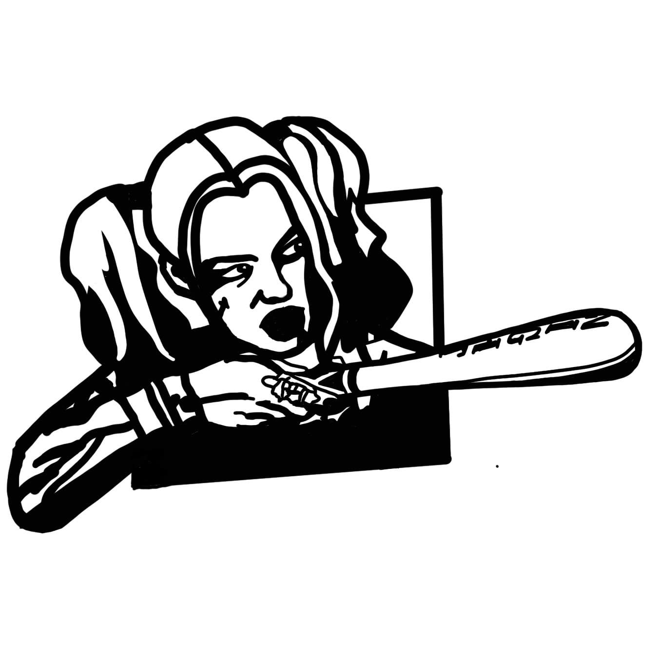 harley quinn 3d model