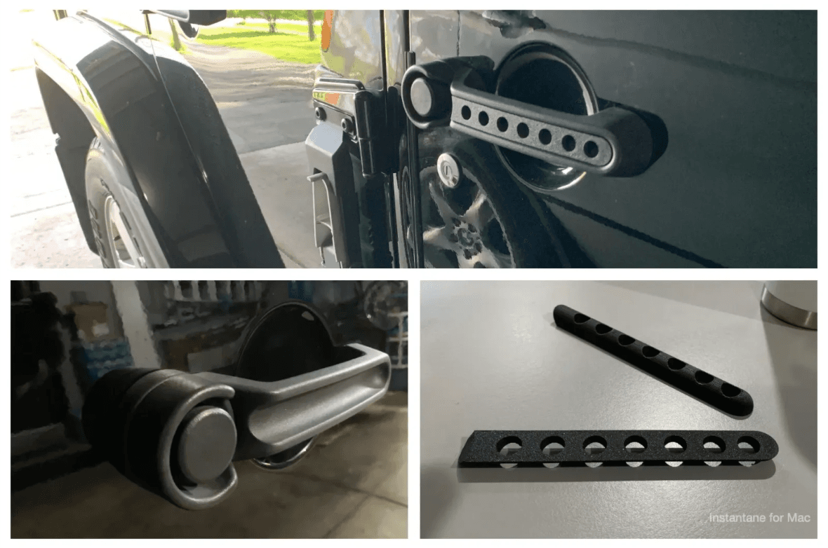 Jeep Wrangler Door Handle Inserts 3d model