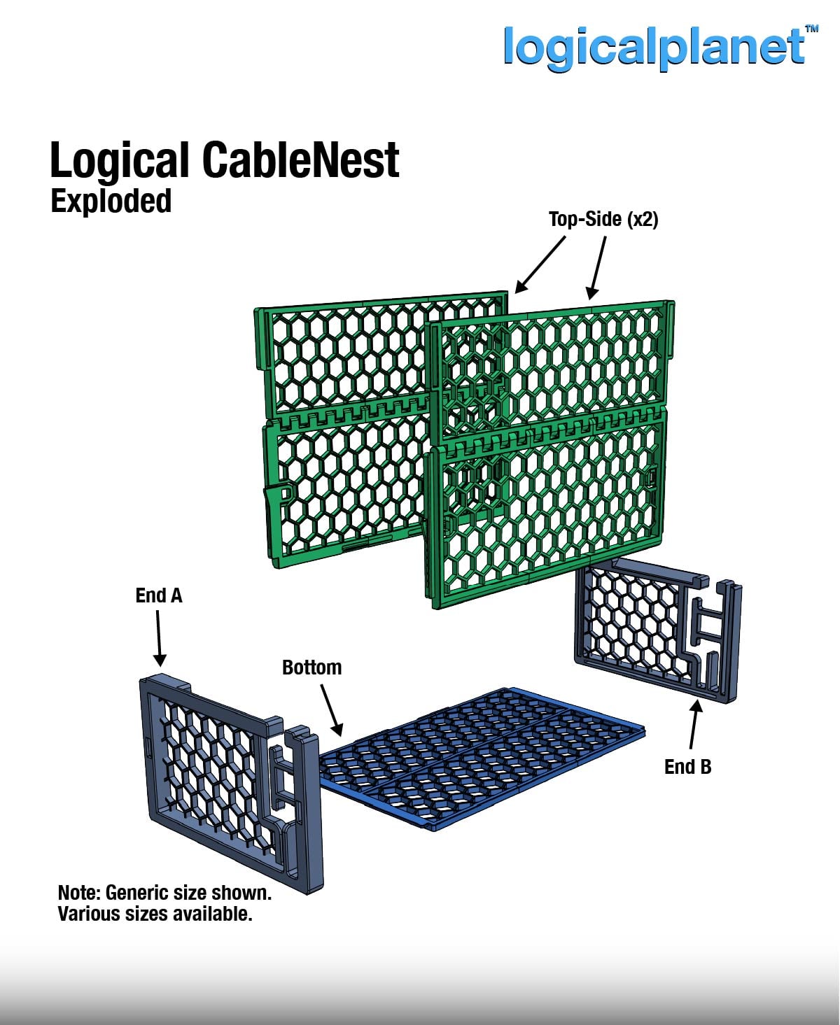 Logical CableNest B 3d model