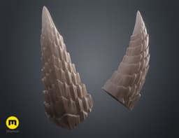 Faun Horns 3d model